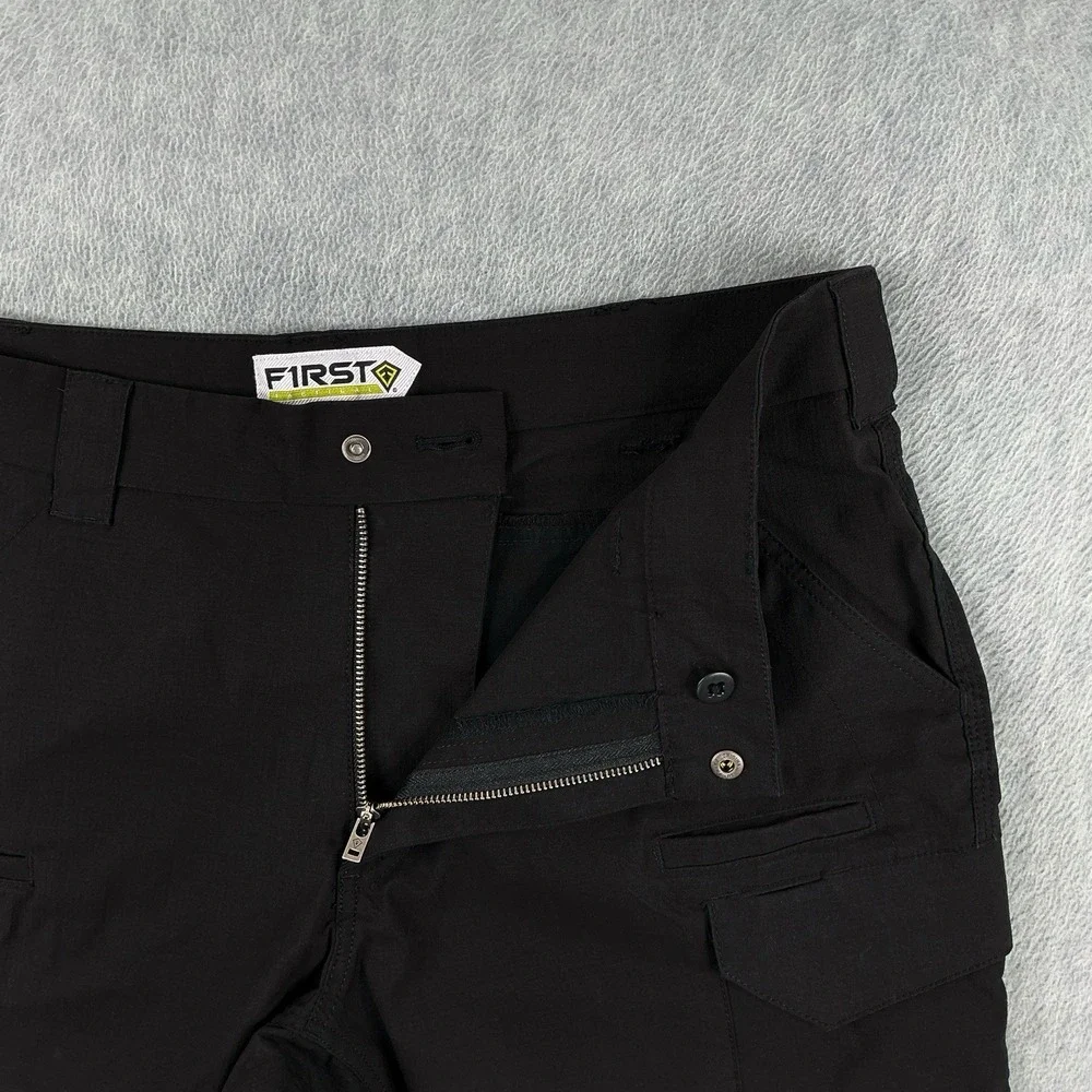 First Tactical Pants Men 38x32 (ACTUAL 38x29) Black Tactical Ripstop Cargo